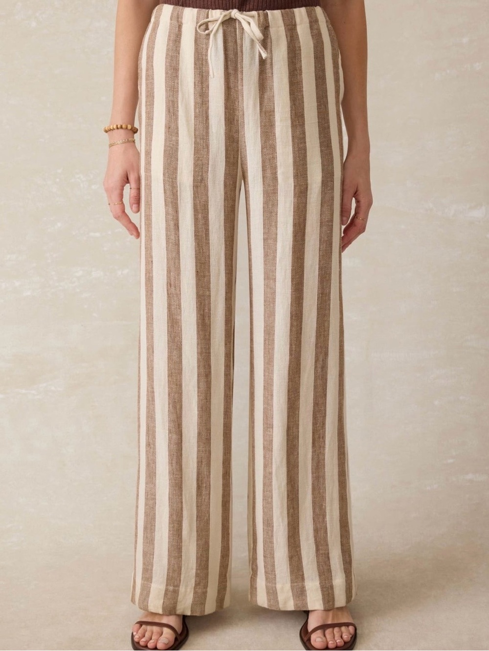 Palma Linen Drawstring Pant - Picture 2 of 10